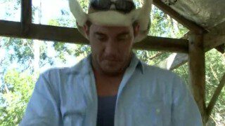 Aussie cowboy caught a guy playing with his ass