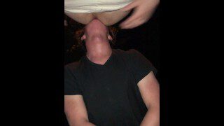 lad gets his arse rimmed in the street