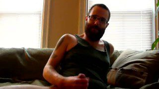 Hot Bear Dirty Talking and Jacking