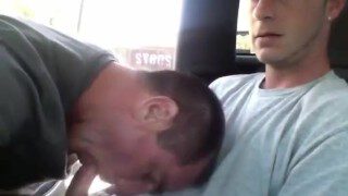 Cute Guy Blown In His Car